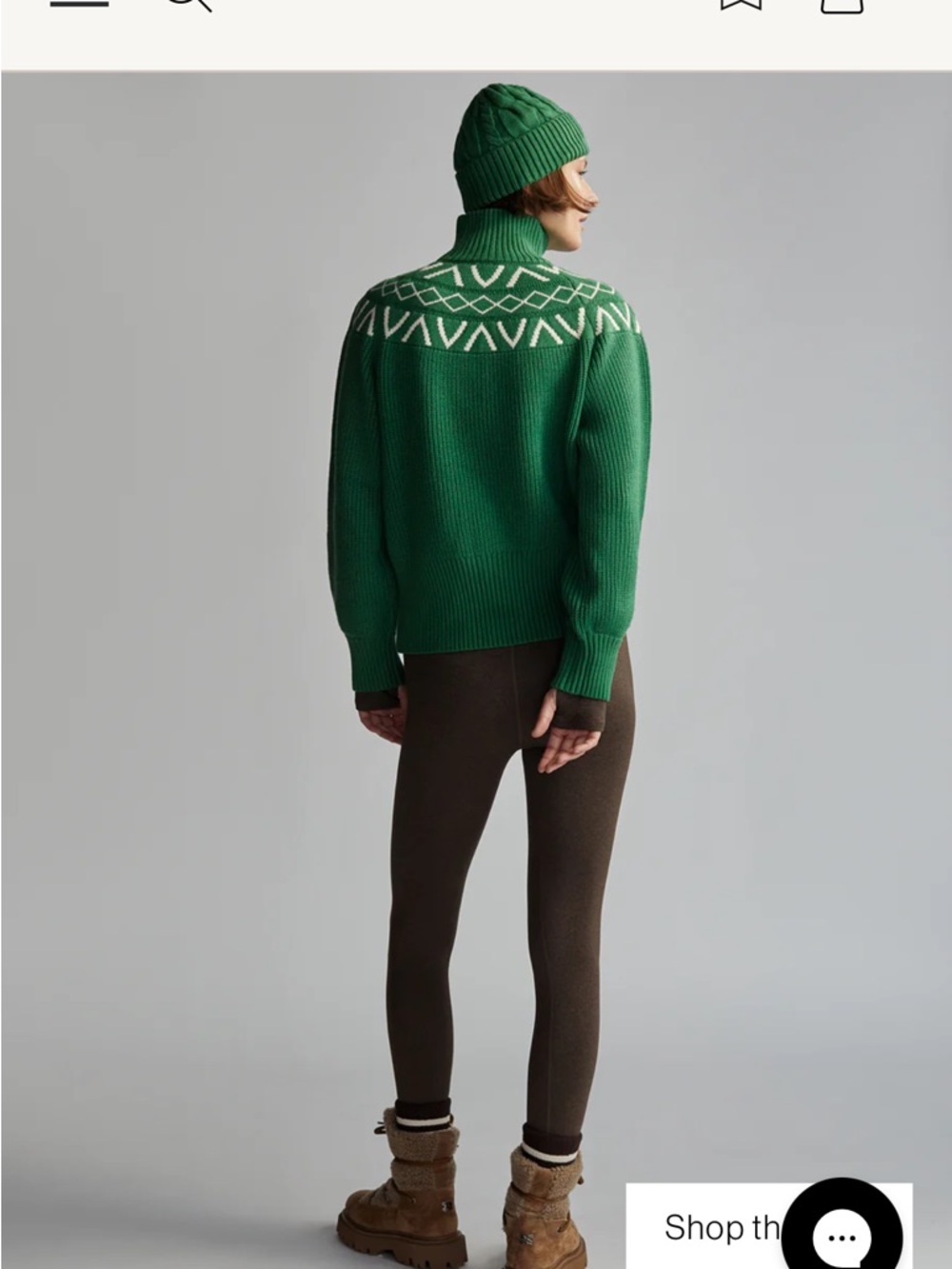 Varley Marcie Fair Isle Yoke Knit - Picture 2 of 9